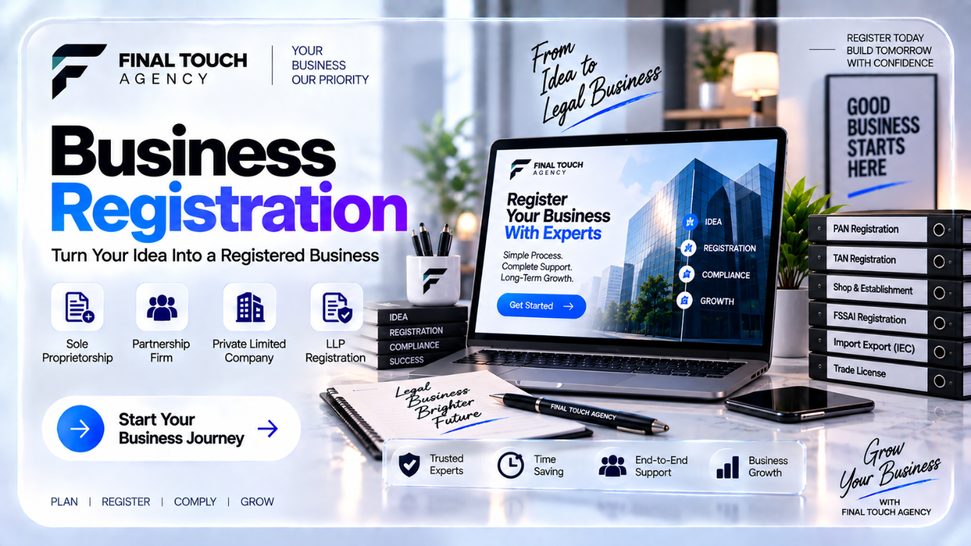 Business Registration Assistance - Final Touch Agency