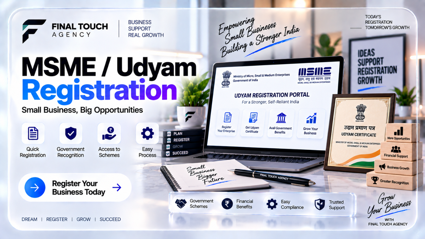 MSME Udyam Registration Assistance - Final Touch Agency